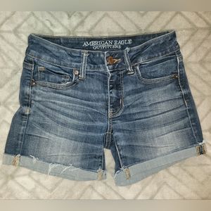 American Eagle Midi Jean Shorts